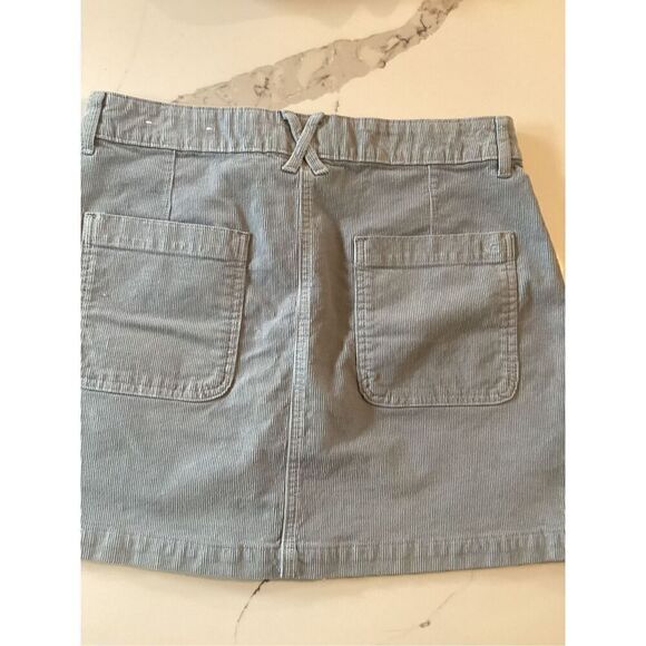 NEW American Eagle Super Hi- Rise A-Line Corduroy Skirt Sz 8 Stretch - Picture 5 of 7